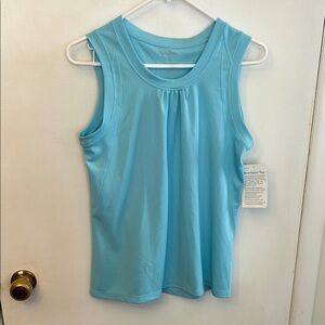 LL Bean Women's Blue Sleeveless Top Size Medium NWT